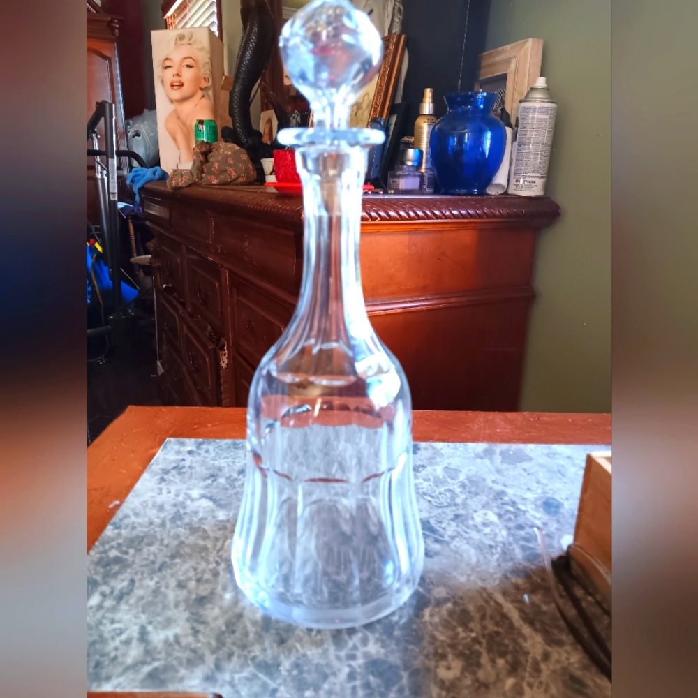 Belgian Val Saint Lambert carafe “Gandria" Decanter